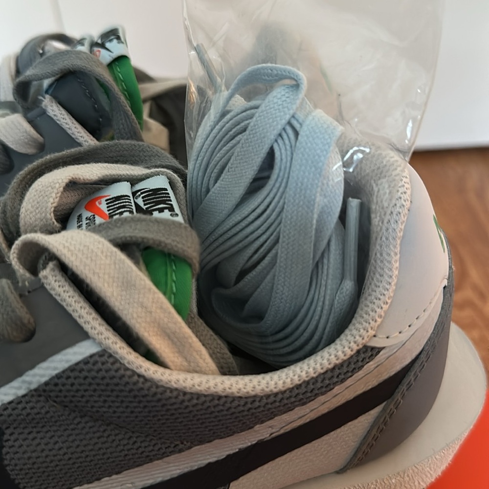 Nike LDWaffle sacai CLOT Cool Grey - size 8 - Picture 5 of 7